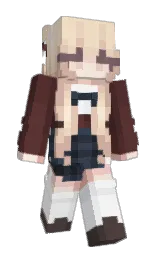 mileye's Minecraft skin wearing the Cherry Blossom cape