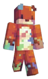 TeslaT913's Minecraft skin wearing the Aurora cape