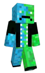 Tatolek's Minecraft skin wearing the Twisted cape