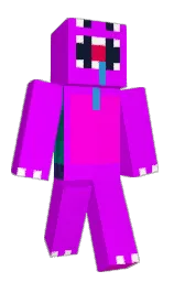 electric violet and purple pizzazz Minecraft skin — Classic model — first worn by oskarkraack