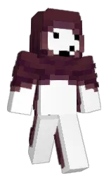 livid brown and white Minecraft skin — Classic model