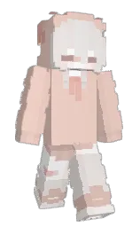 YIVKRiceball's Minecraft skin wearing the Purple Heart cape