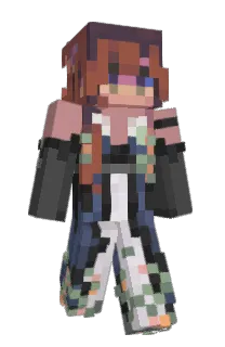 Front of Minteys's skin