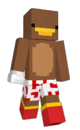 potters clay and white Minecraft skin — Slim model — first worn by Ranahes