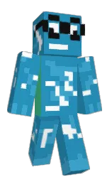 curious blue and shakespeare Minecraft skin — Classic model — first worn by ThirtyDolla
