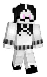 gallery and white Minecraft skin — Classic model