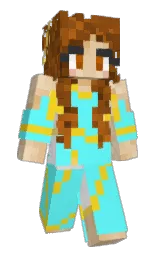 aquamarine and korma Minecraft skin — Slim model