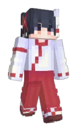 RIA_BBS's Minecraft skin wearing the Cherry Blossom cape