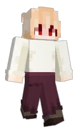 ecru white and livid brown Minecraft skin — Classic model — first worn by slickbudder