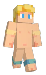 peach orange and kournikova Minecraft skin — Classic model — first worn by SuperBlake85