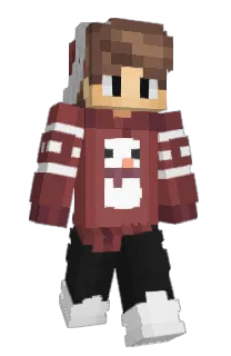 Front of Teerve's skin
