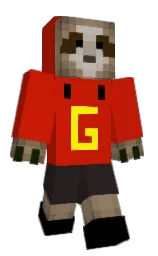 milano red and shadow Minecraft skin — Classic model