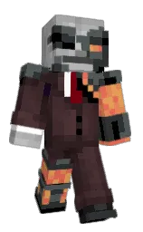 outer space and cocoa brown Minecraft skin — Classic model — first worn by Kane1039