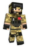 danmusashi Minecraft avatar full body