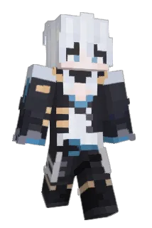 dantted Minecraft avatar full body