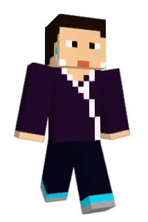 darkclowd Minecraft avatar full body