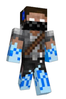 darkdroid Minecraft avatar full body