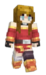 karry and medium carmine Minecraft skin — Slim model — first worn by Shynxey