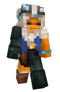 Front of Vexintrus's skin
