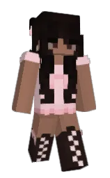 leather and we peep Minecraft skin — Slim model