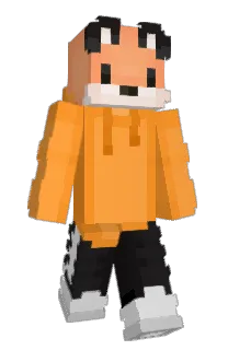 Front of Snoowbite's skin
