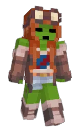 black and tabasco Minecraft skin — Slim model