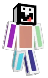 white and my pink Minecraft skin — Classic model — first worn by supi_game