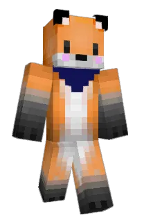Front of AstroRaccoon's skin