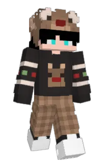 Front of Niepiesek's skin