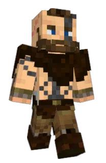 Front of Wrodan's skin