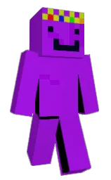 black and blue charcoal Minecraft skin — Classic model — first worn by Ich7557
