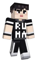 champagne and just right Minecraft skin — Classic model — first worn by RuhakiOnTop
