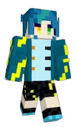 Gai_ding's Minecraft skin wearing the 15th Anniversary cape