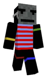 black and portage Minecraft skin — Classic model