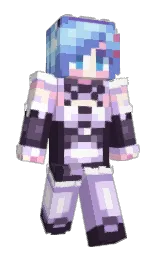 Kuzw's Minecraft skin wearing the Cherry Blossom cape