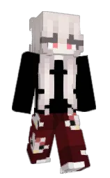 black and heath Minecraft skin — Slim model — first worn by _Einfach_