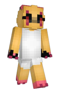 Front of poiyok's skin