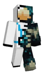 athens gray and bunker Minecraft skin — Classic model — first worn by RockyRexR365