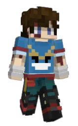 hisushi's Minecraft skin wearing the Menace cape