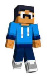 RylanLego's Minecraft skin wearing the Copper cape