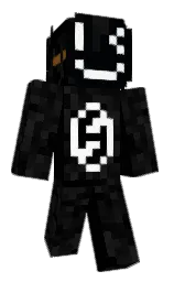 MaskedWorld's Minecraft skin wearing the Migrator cape
