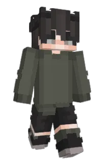 Front of enhearse's skin