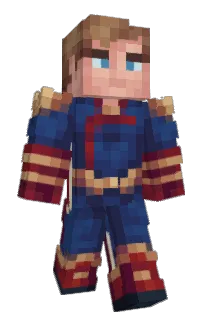Front of Markelow's skin