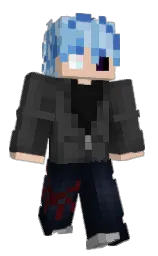 mine shaft and ebony Minecraft skin — Classic model
