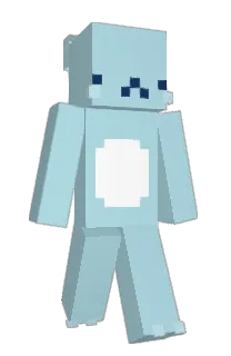 Front of claybals's skin