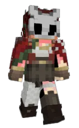 white and mine shaft Minecraft skin — Slim model