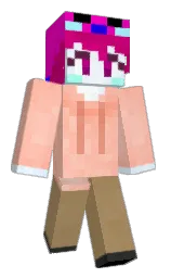 solitude and wax flower Minecraft skin — Classic model — first worn by PRX_koyeyu