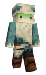 Das_Lama's Minecraft skin wearing the Twisted cape