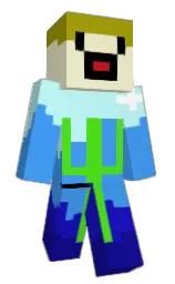 Sea_King_'s Minecraft skin wearing the Migrator cape