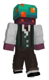 shro0n's Minecraft skin wearing the Copper cape